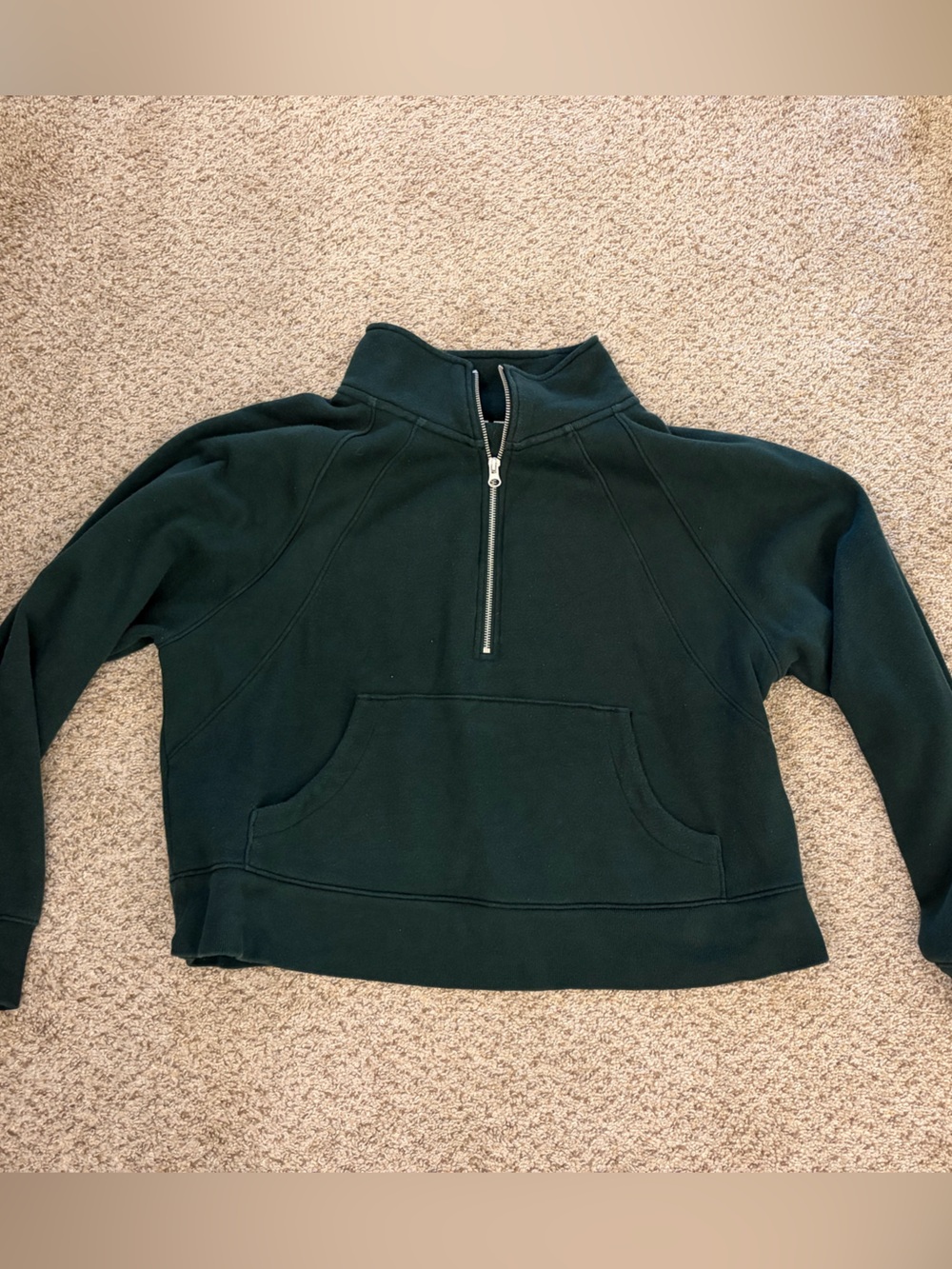 GAP Dark Green Half-Zip Sweatshirt